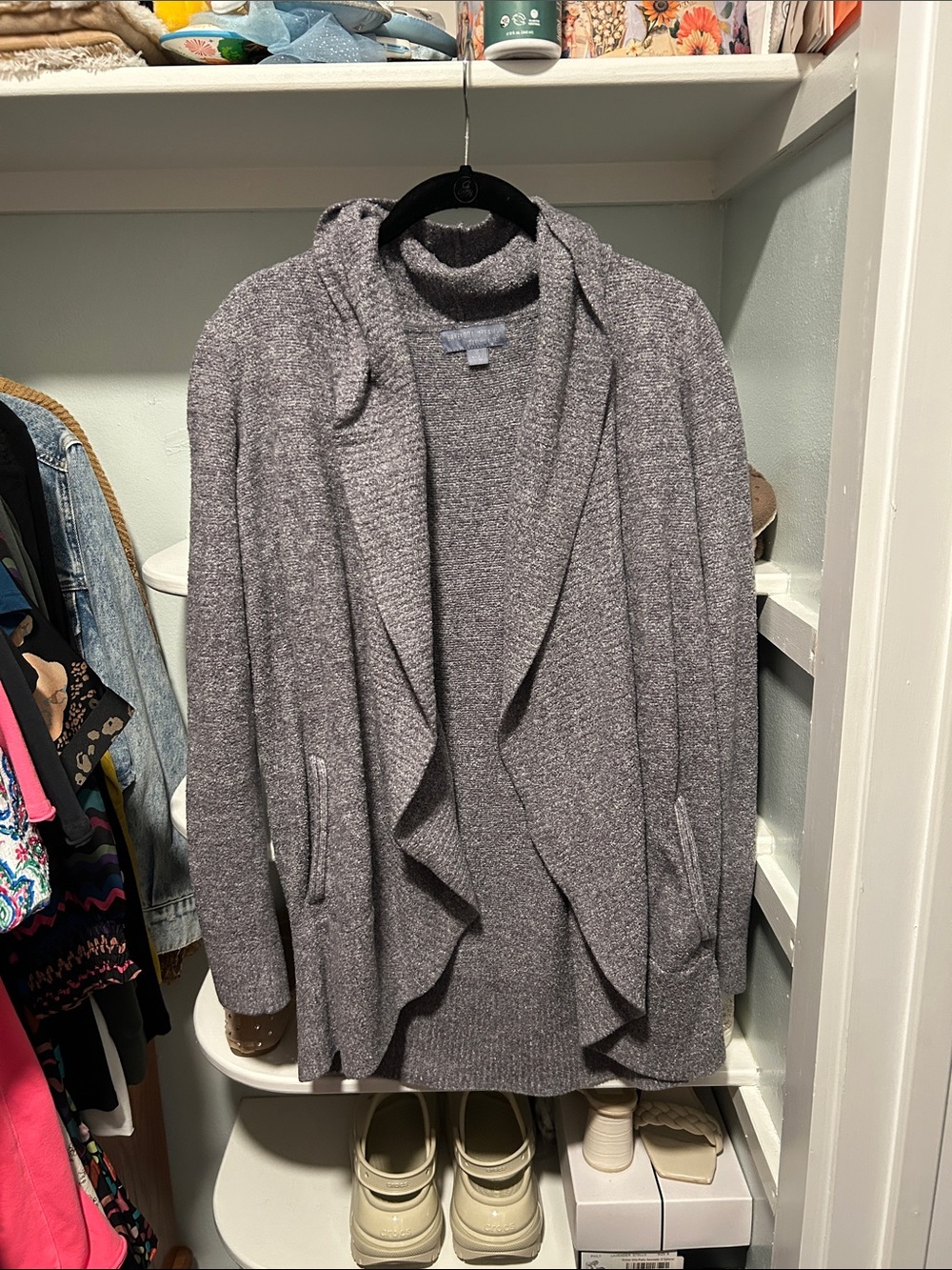 Barefoot Dreams Cozy Open-Front Cardigan Sweater